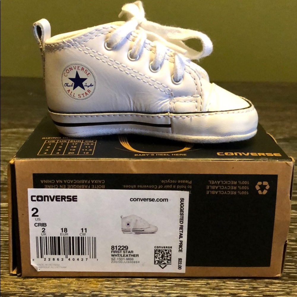 🌟Converse🌟 First Star Crib shoes